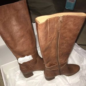 Nine West Brown Riding Boots